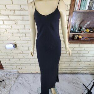 Niki Euc Womens Black Formal Dress Backless Size 7/8